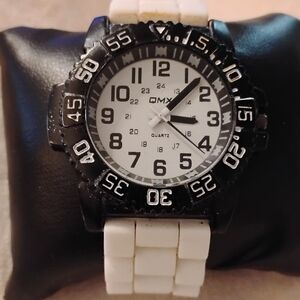 Black and White Women's Watch